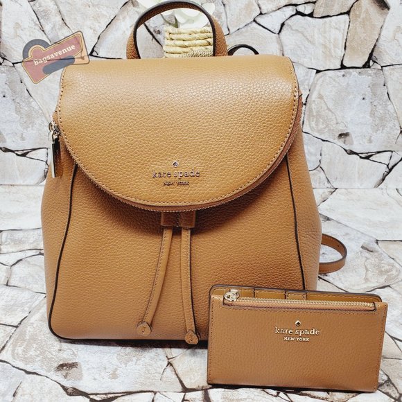 #bagsavenue fast ship leila medium backpack gingerbread wallet kate spade main image 5